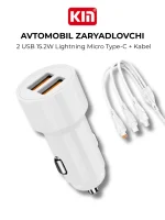 KIN KC17 avtomobil zaryadlovchi qora rang