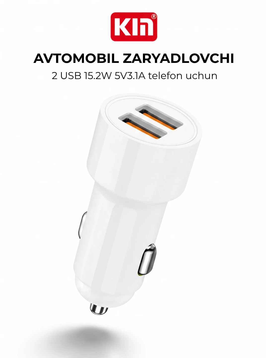 KIN KC16 avtomobil zaryadlovchi 15.2W