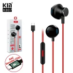 KIN K807 Simli Quloqchin Type-C 14mm 32 Om Mikrofon 1.2m - Image 3