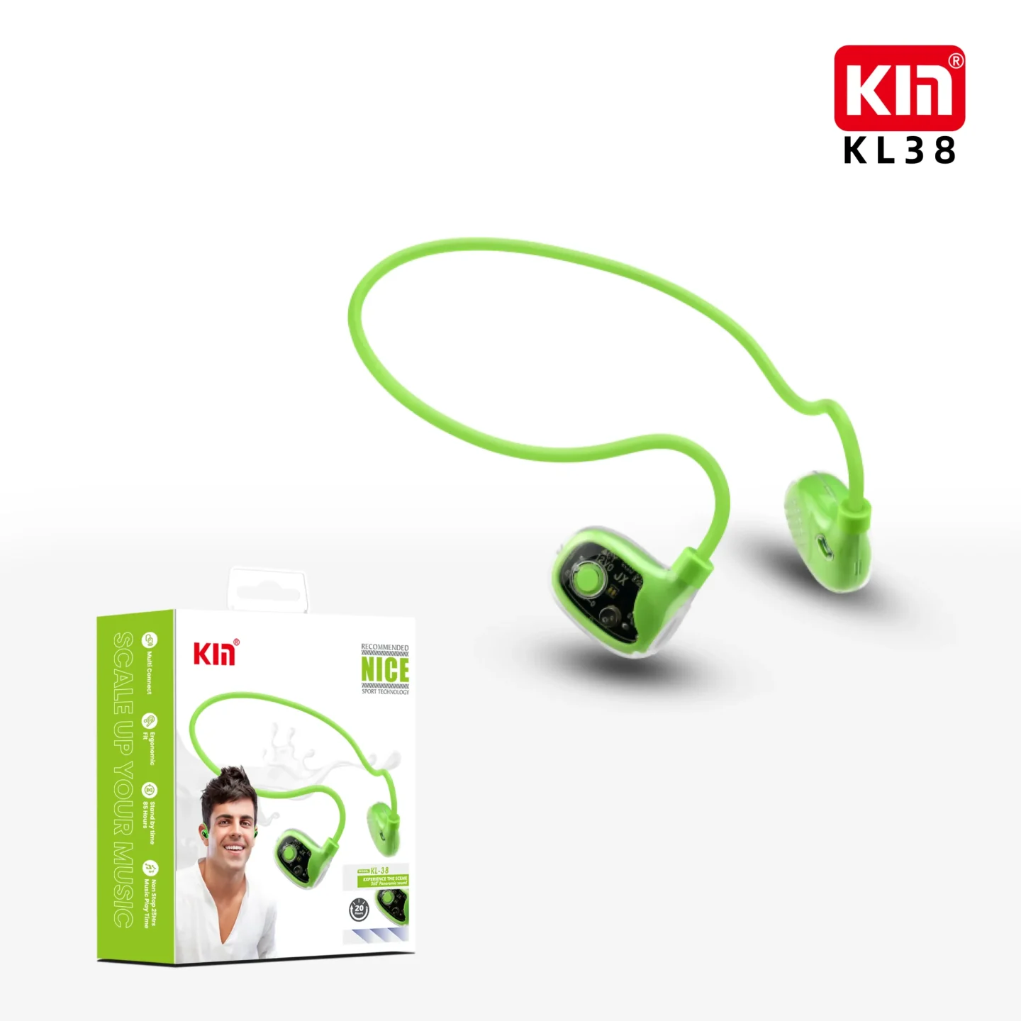 KIN KL38 simsiz quloqchin keys bilan