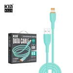KIN KS25 Zaryad Kabeli USB Lightning 1 m silikon tez quvvatlash - Image 4
