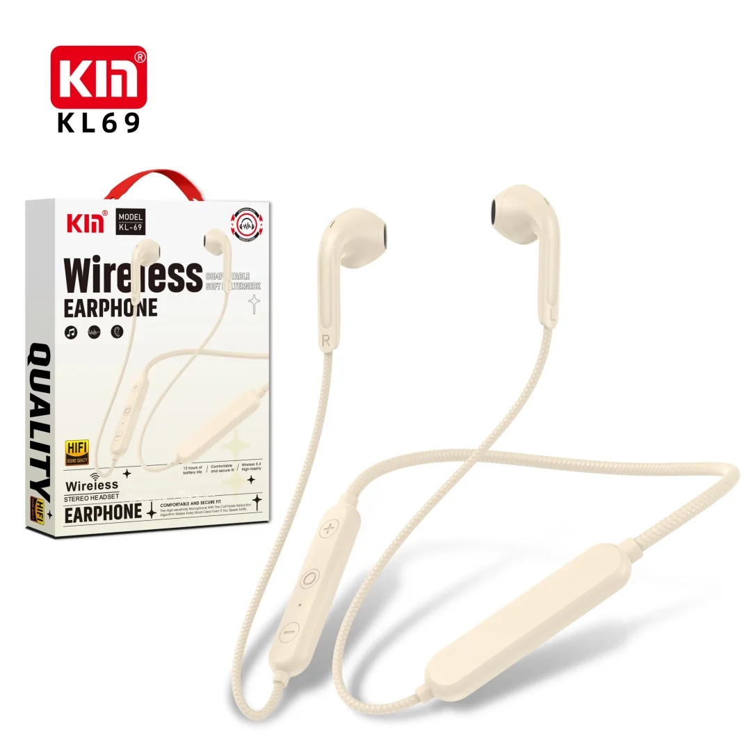 KIN KL69 Simsiz Quloqchin Bluetooth Mikrofon bilan - Image 5