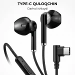 KIN K822C simli quloqchin Type-C old ko'rinish